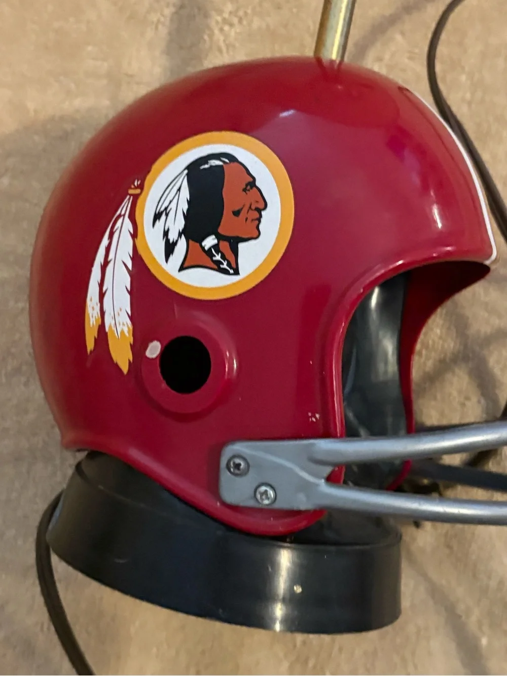 1973 Washington Redskins Helmet Lamp Pro Sports Marketing Inc Works 17